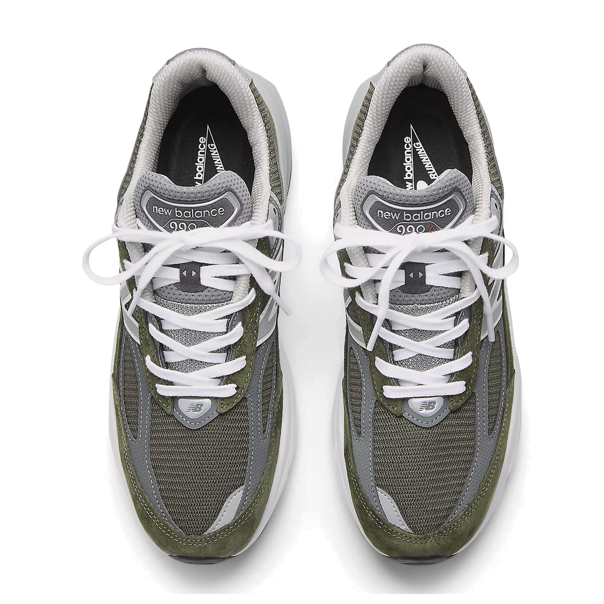 New Balance Made in USA 990 v6 Running Shoe (Unisex) - Olive Athletic - Running - Motion Control - The Heel Shoe Fitters