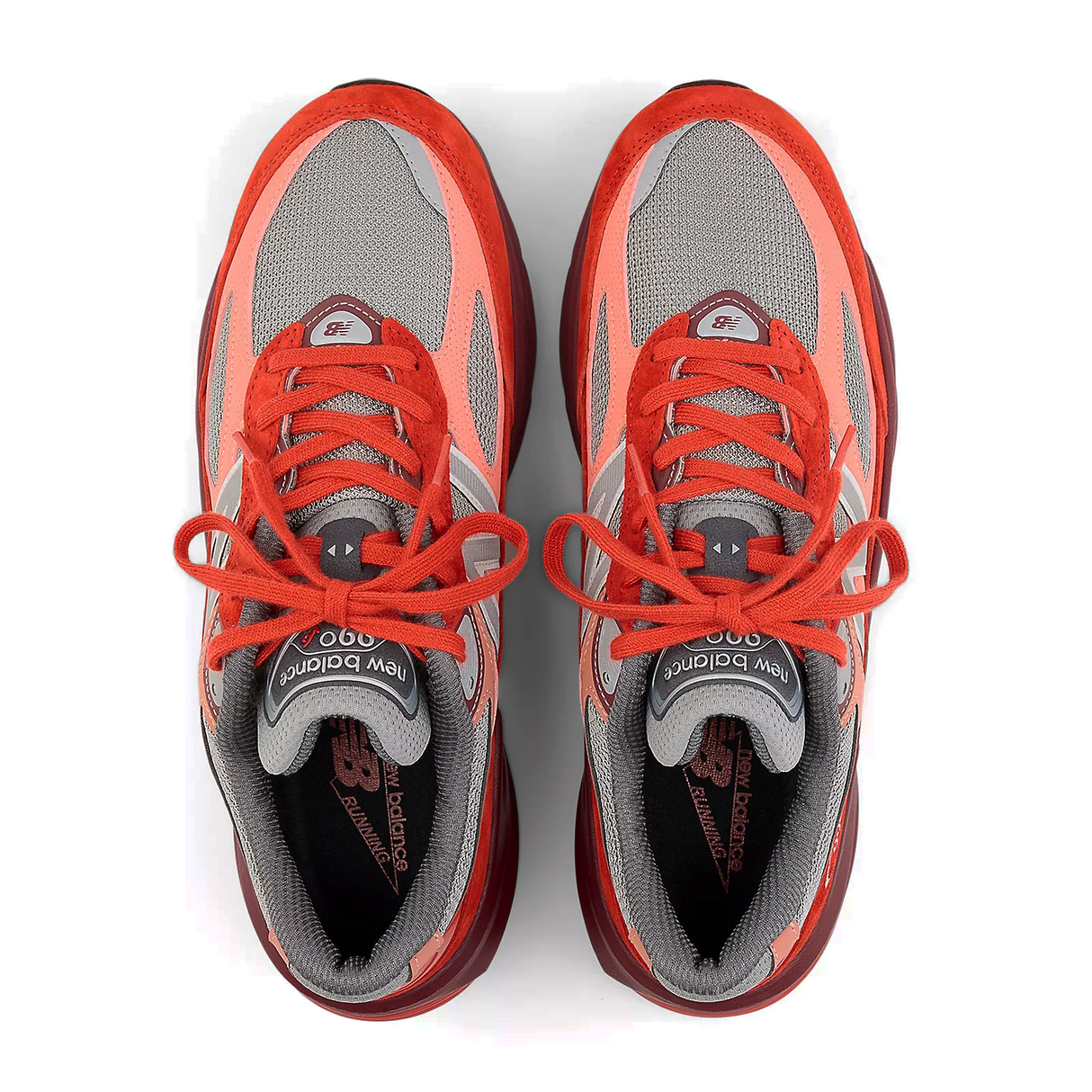 New Balance 990 v6 Running Shoe (Unisex) - Molten Lava/Monarch Burgundy Athletic - Running - Motion Control - The Heel Shoe Fitters