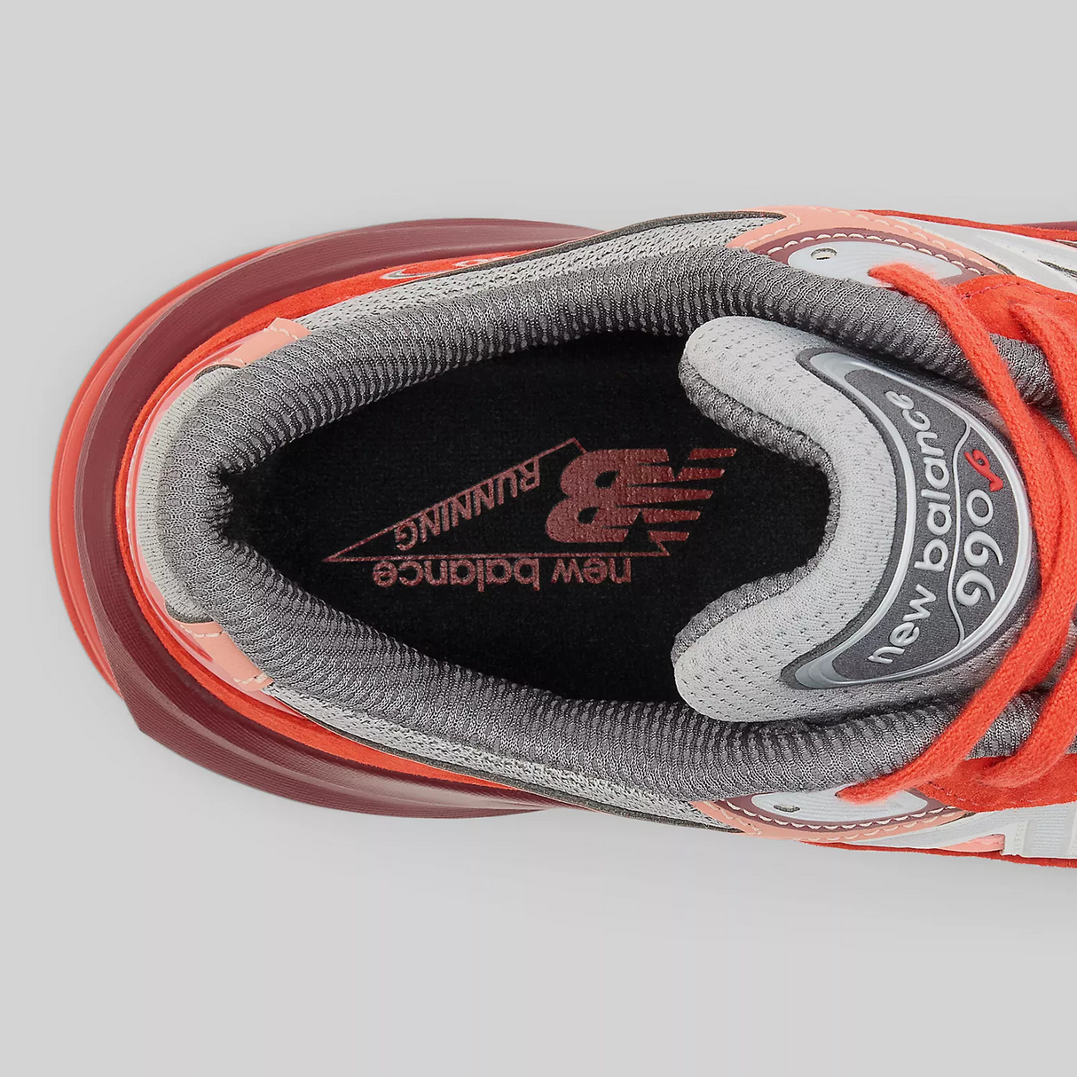 New Balance 990 v6 Running Shoe (Unisex) - Molten Lava/Monarch Burgundy Athletic - Running - Motion Control - The Heel Shoe Fitters