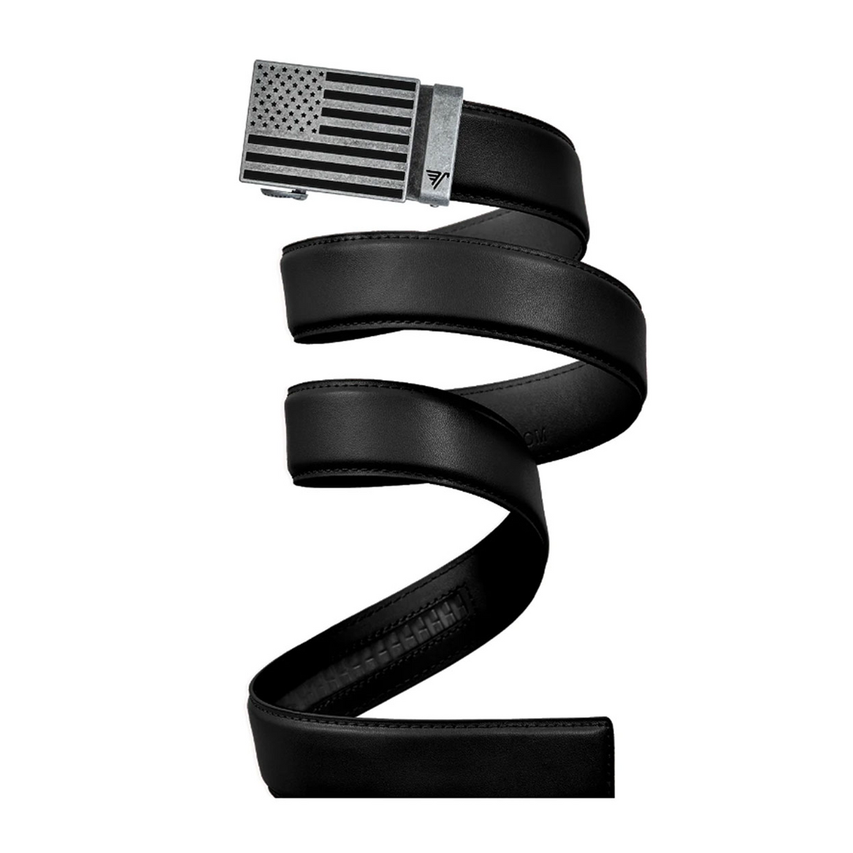 Mission Belts USA Belt (Men) - Iron Embossed/Black Leather Accessories - Belts - Leather - The Heel Shoe Fitters