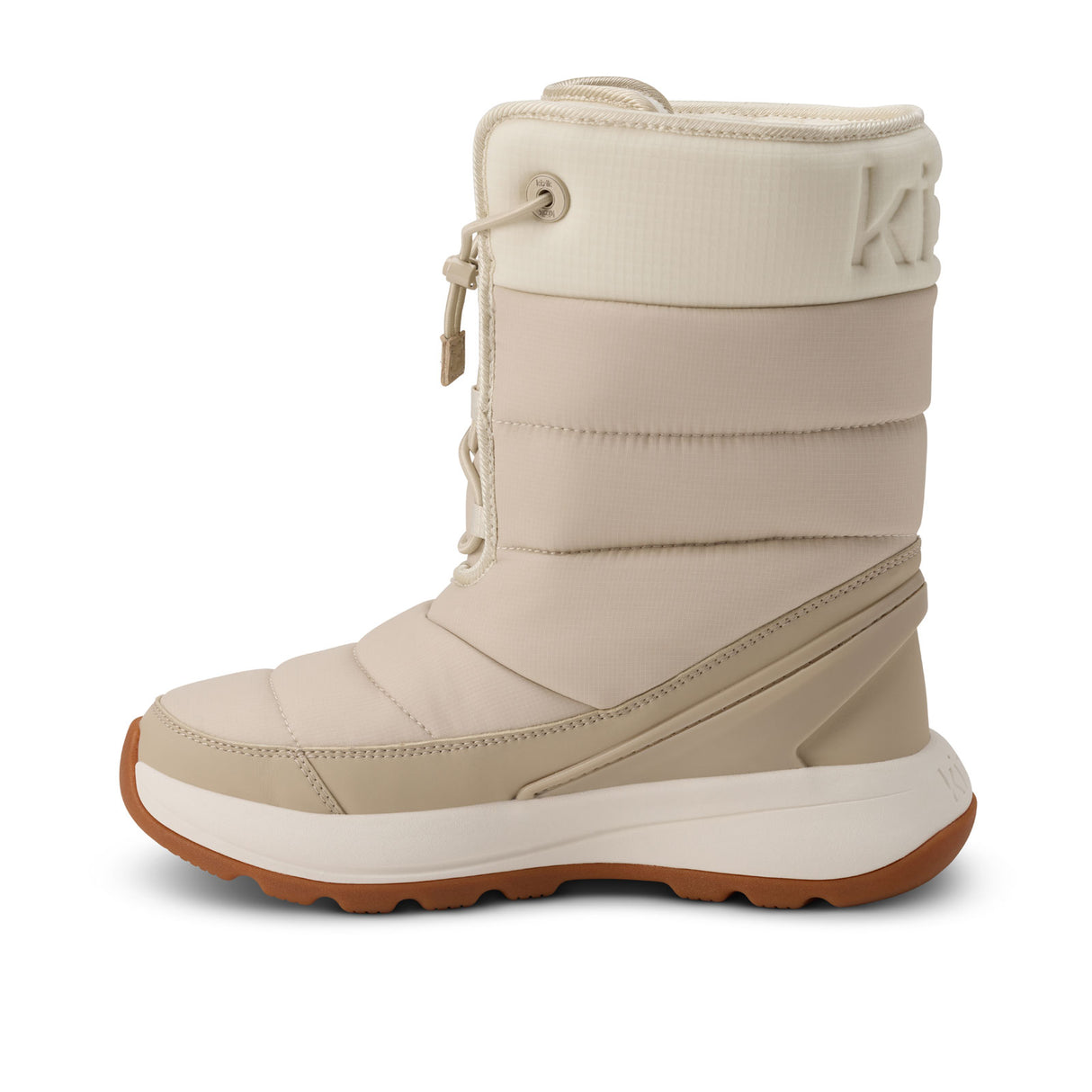 Kizik Juno 2 High Boot (Women) - Oatmeal/Pristine Athletic - Casual - Lace Up - The Heel Shoe Fitters