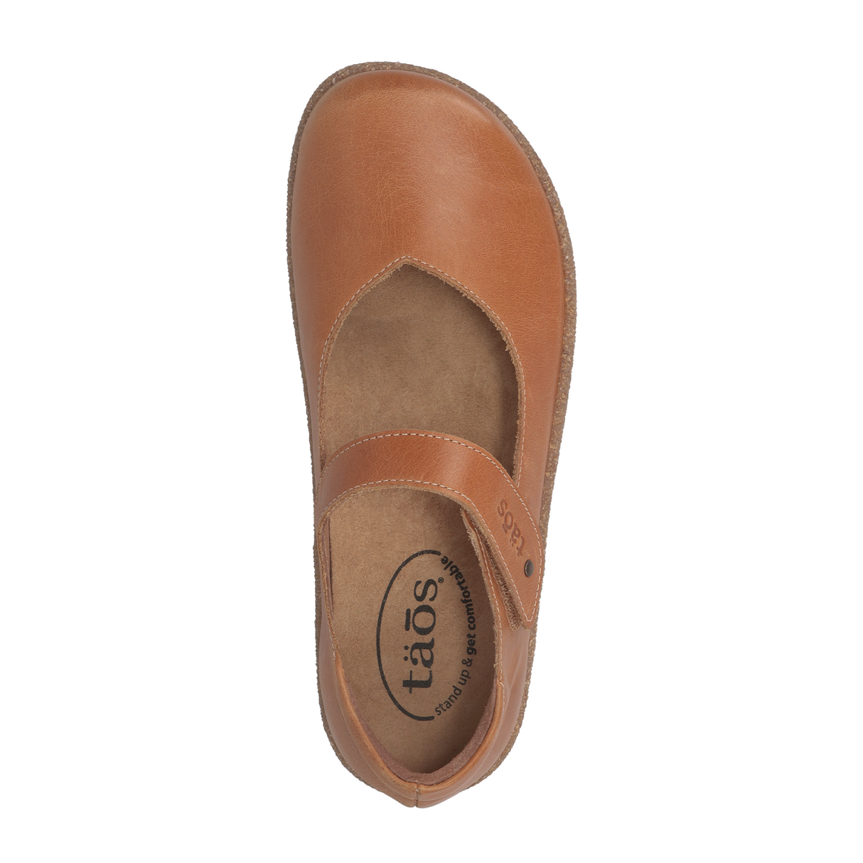Taos Ultimate Mary Jane (Women) - Tan Dress-Casual - Flat - The Heel Shoe Fitters