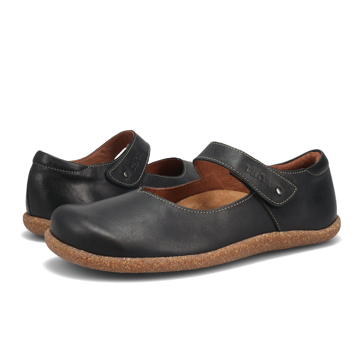 Taos Ultimate Mary Jane (Women) - Black Dress-Casual - Flat - The Heel Shoe Fitters