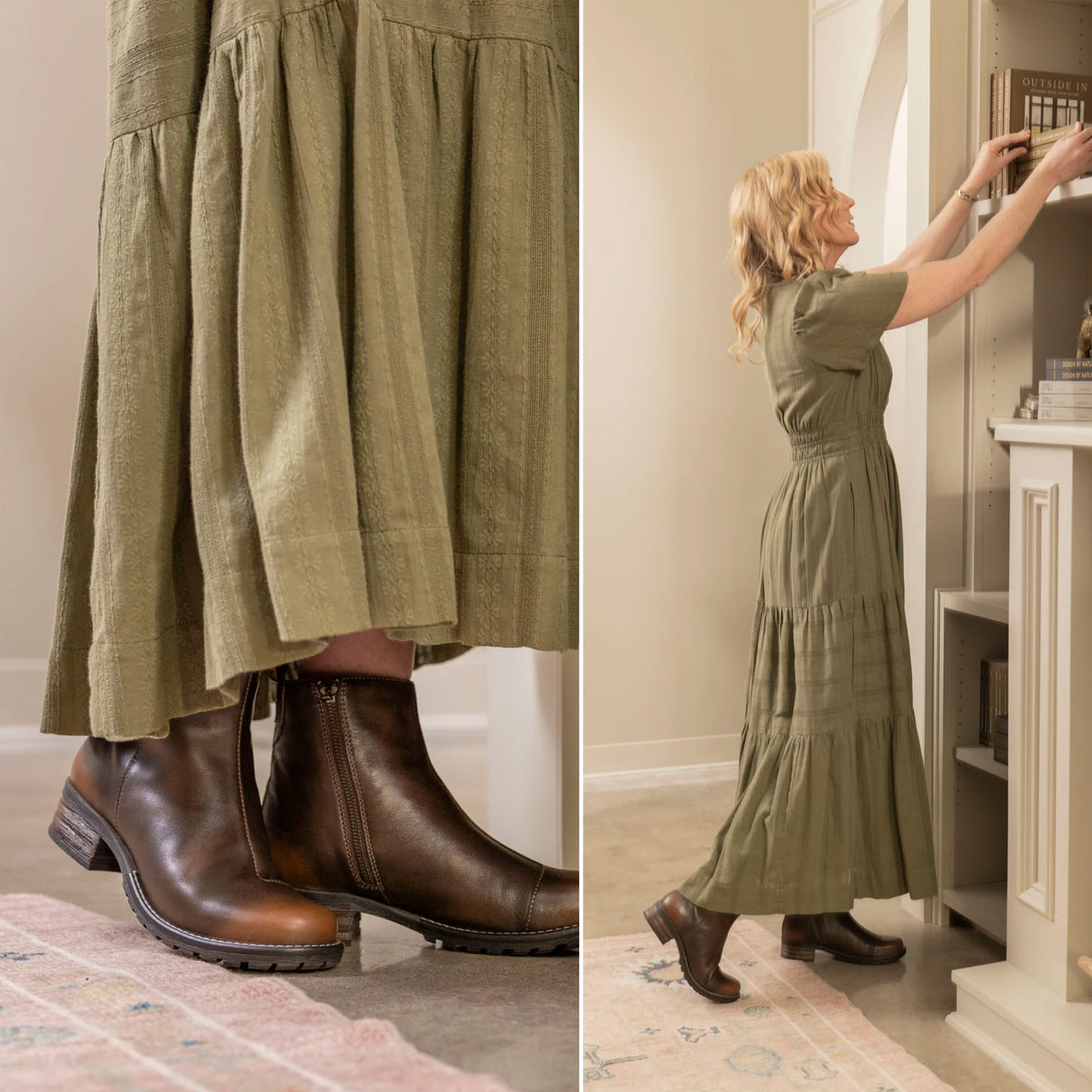 Taos Uptown Mid Boot (Women) - Dark Brown Boots - Casual - Mid - The Heel Shoe Fitters