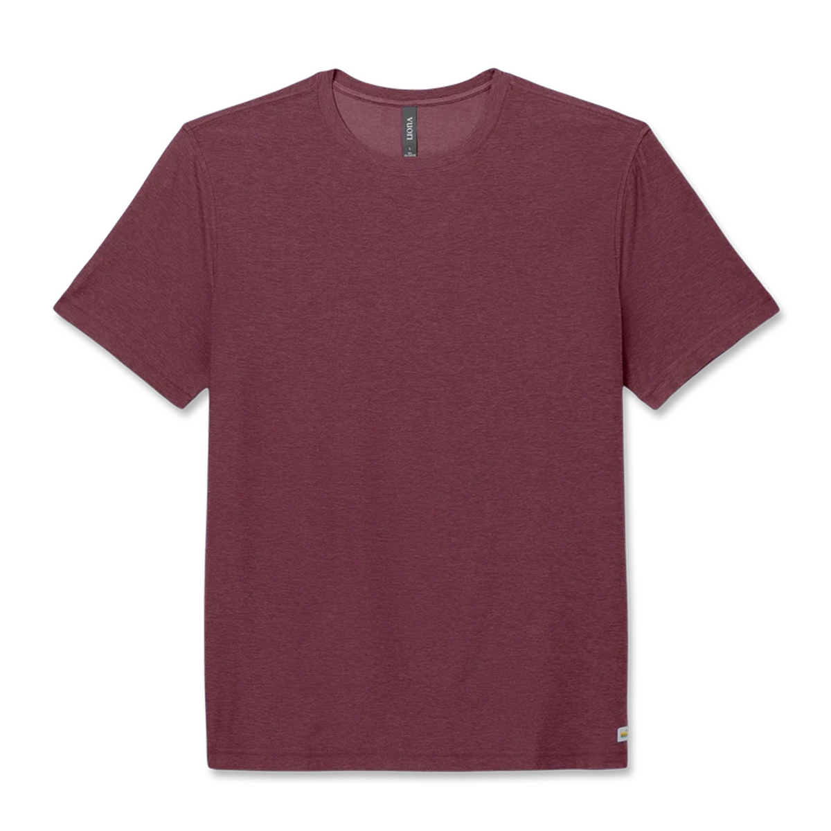 Vuori Strato Tech Tee (Men) - Fig Heather Apparel - Top - ShortSleeve - The Heel Shoe Fitters