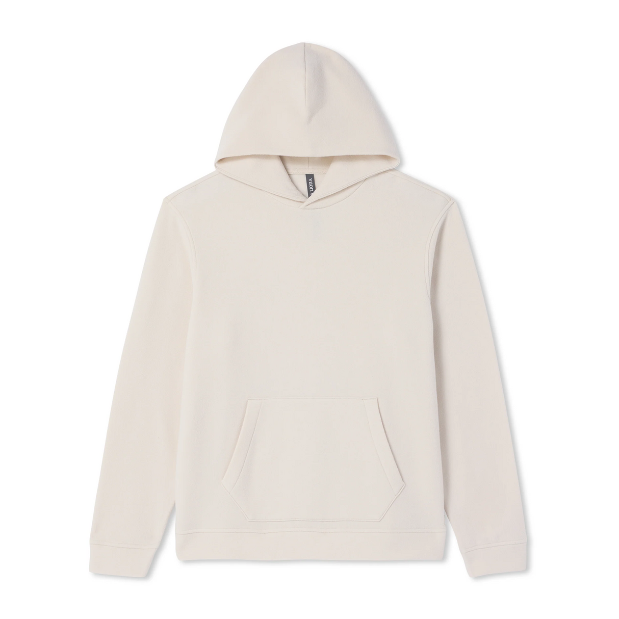 Vuori Beach Fleece Pullover Hoodie (Men) - Bone Heather
