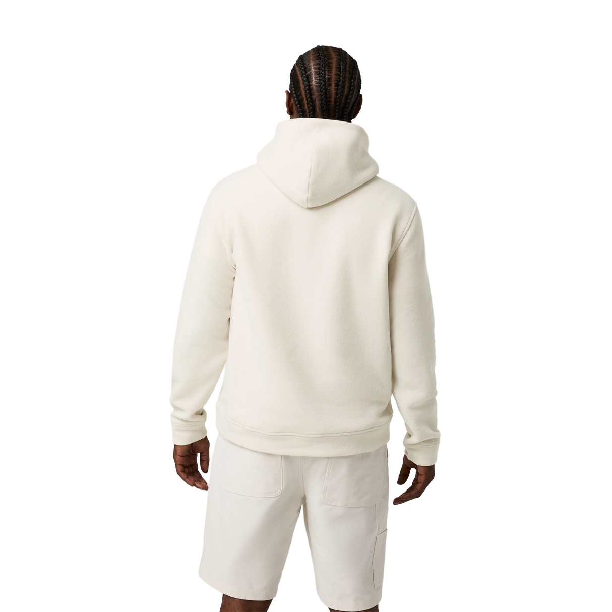 Vuori Beach Fleece Pullover Hoodie (Men) - Bone Heather