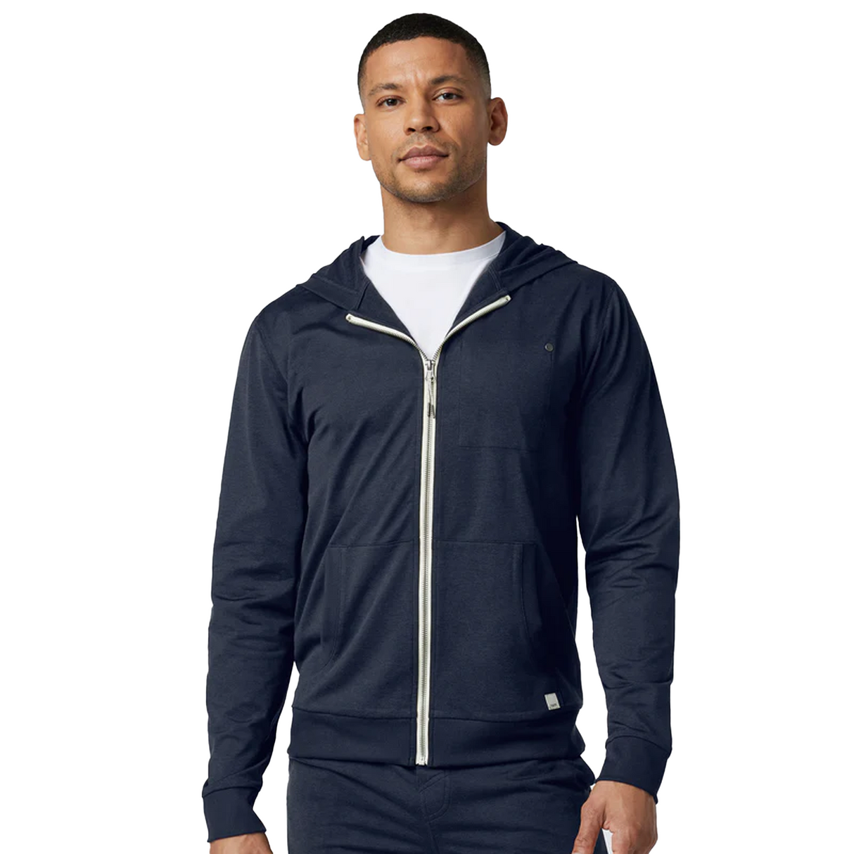 Vuori Coronado Hoodie (Men) - Midnight Heather Apparel - Top - Sweatshirt - The Heel Shoe Fitters
