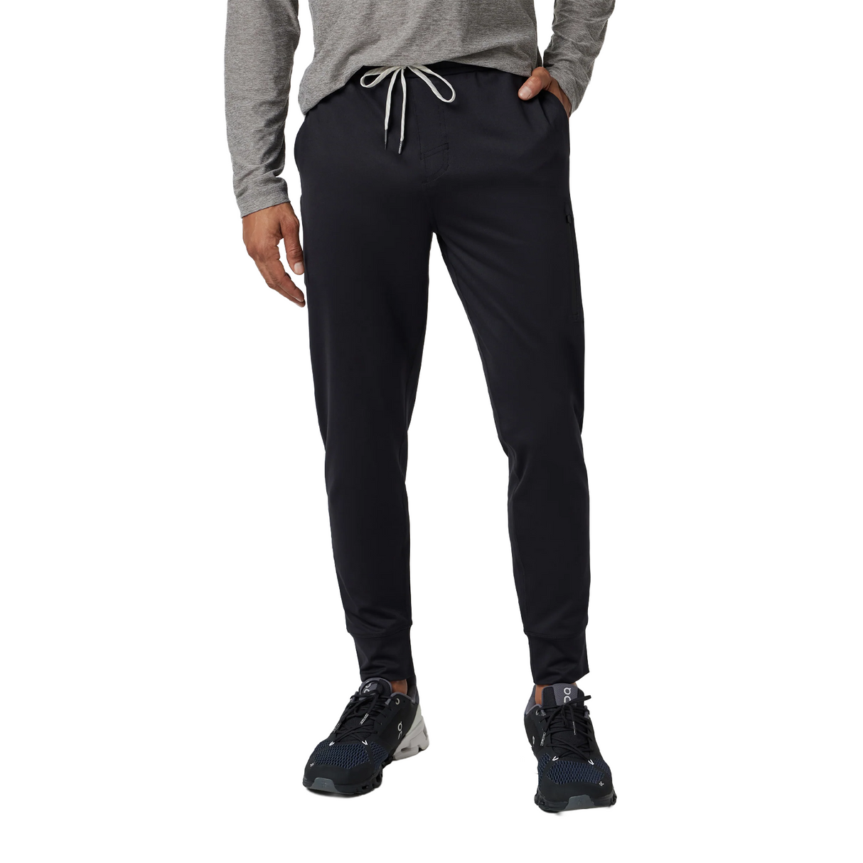 Vuori Sunday Performance 28" Jogger (Men) - Black Apparel - Bottom - Pant - The Heel Shoe Fitters