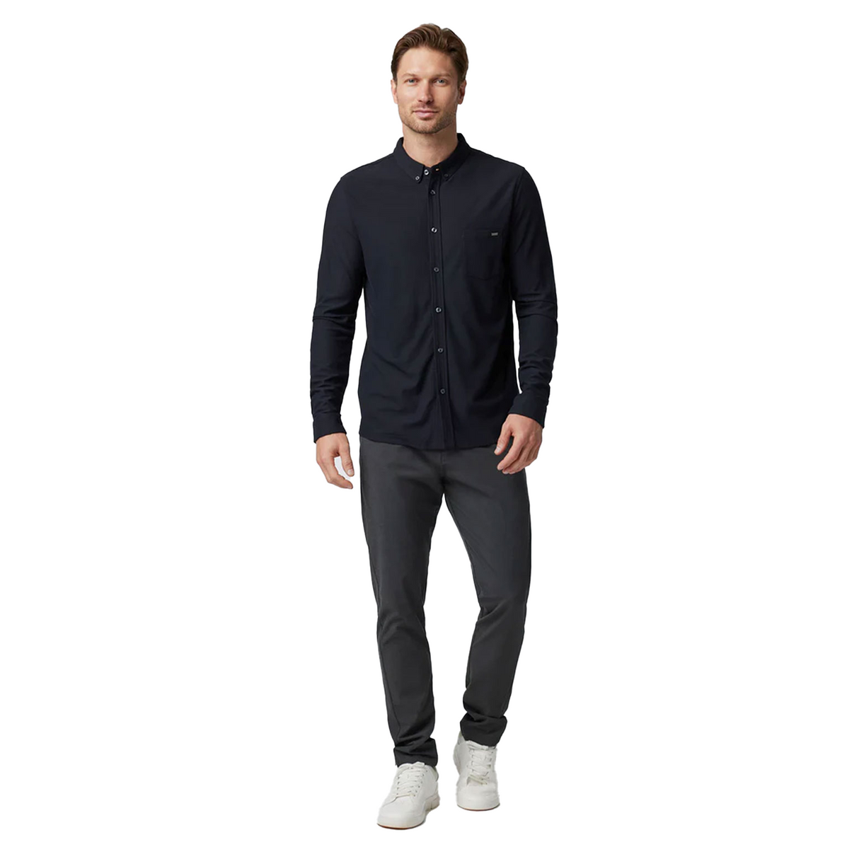 Vuori Aim Athletic Slim Fit 32" Pant (Men) - Charcoal Apparel - Bottom - Pant - The Heel Shoe Fitters