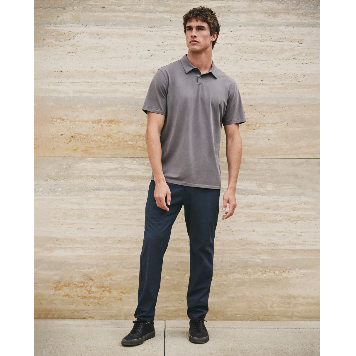 Vuori Aim Athletic Slim Fit 32" Pant (Men) - Navy