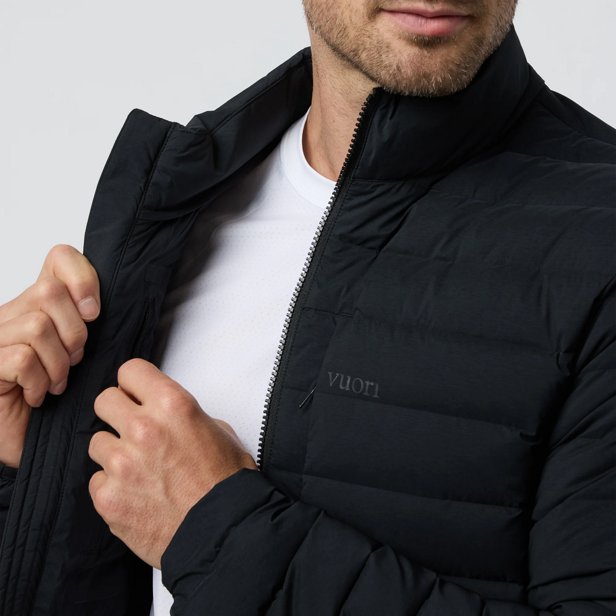 Vuori Steadfast Insulated FZ Jacket (Men) - Black