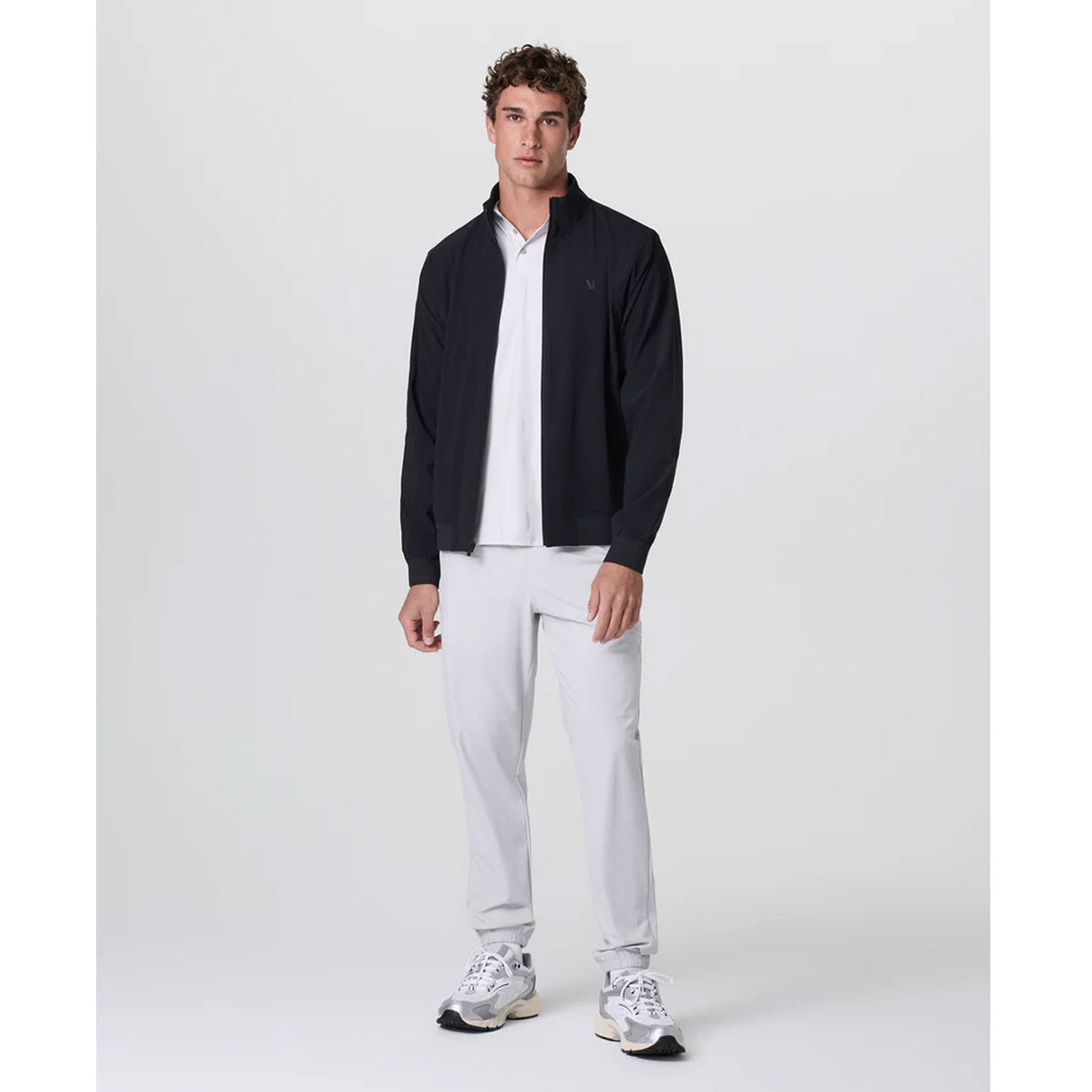 Vuori Fleet Jacket (Men) - Black Apparel - Jacket - Lightweight - The Heel Shoe Fitters