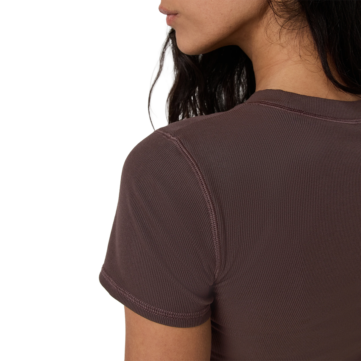 Vuori Pose Fitted Tee (Women) - French Roast Apparel - Top - Short Sleeve - The Heel Shoe Fitters