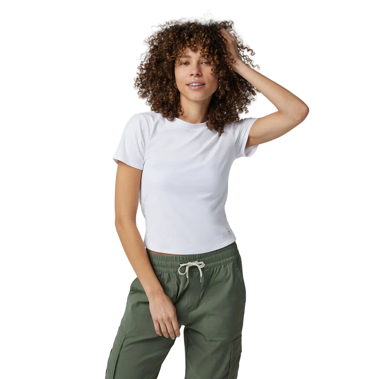 Vuori Pose Fitted Tee (Women) Apparel - Top - Short Sleeve - The Heel Shoe Fitters
