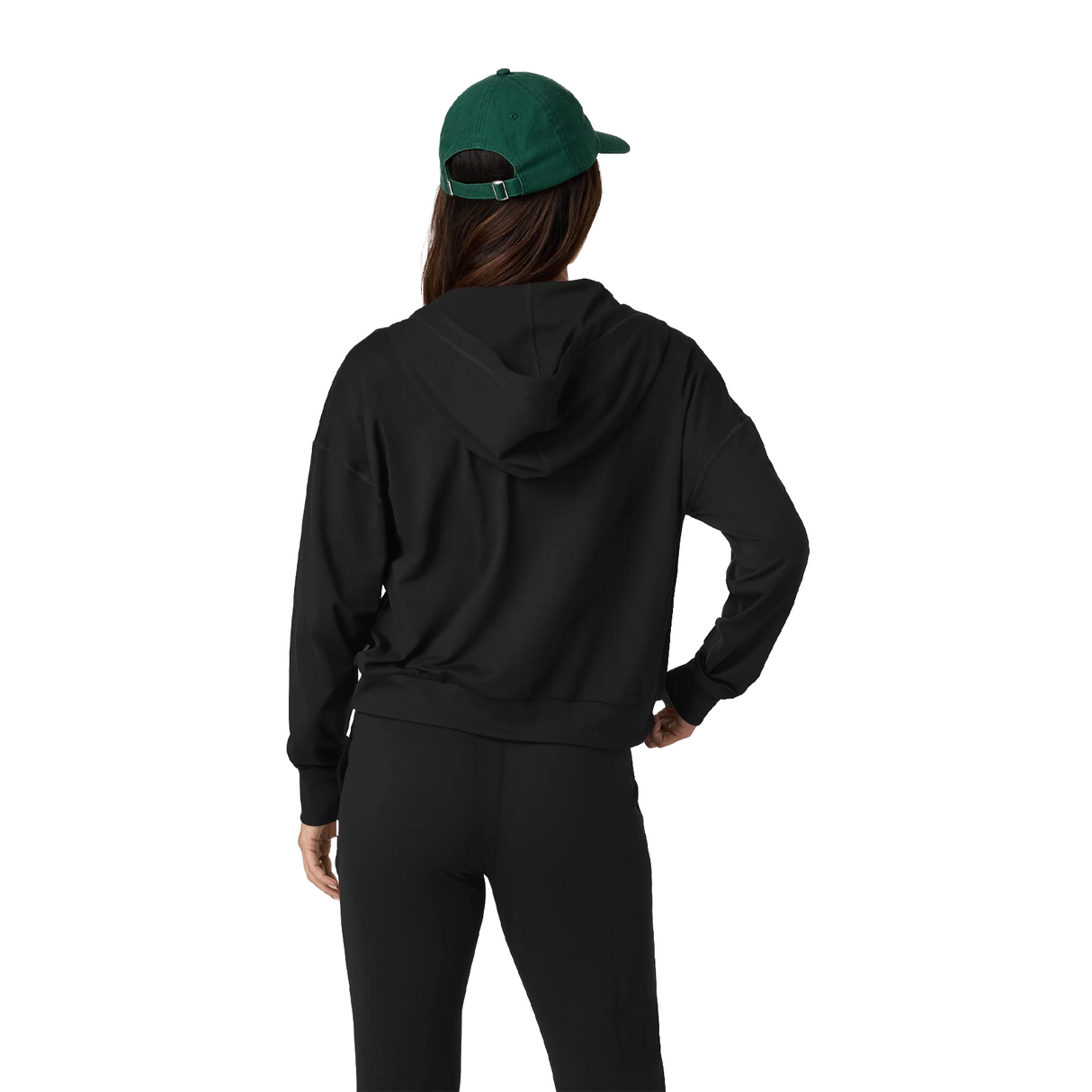 Vuori Halo Modern Full Zip (Women) - True Black