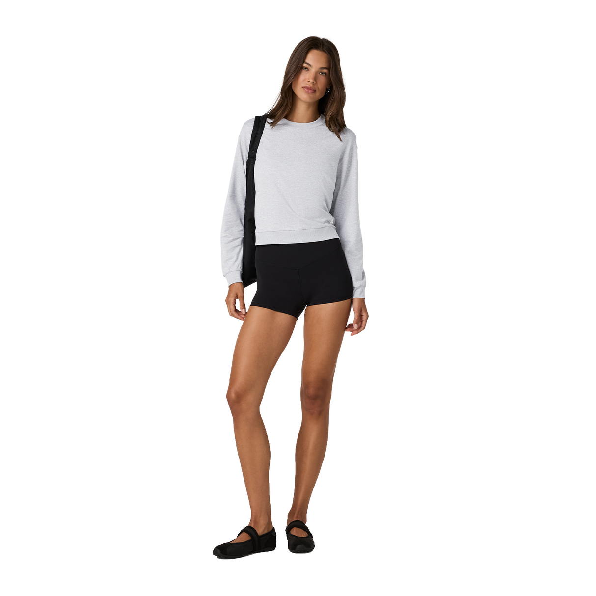 Vuori Halo Modern Crew (Women) - Pale Grey Heather