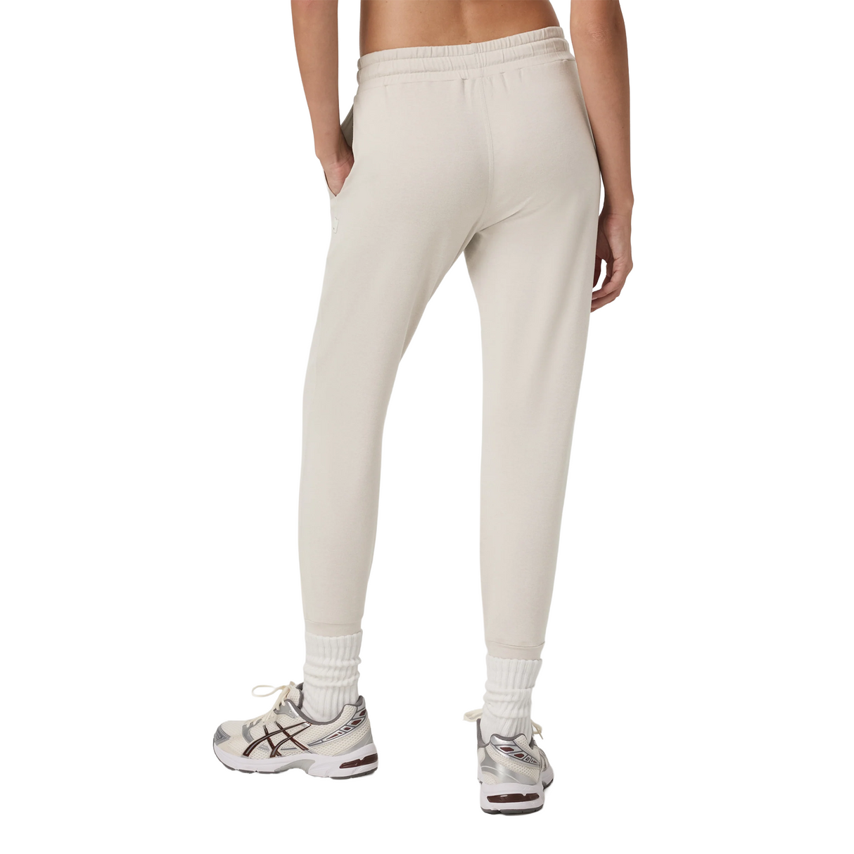Vuori Performance Jogger (Women) - Ecru Heather