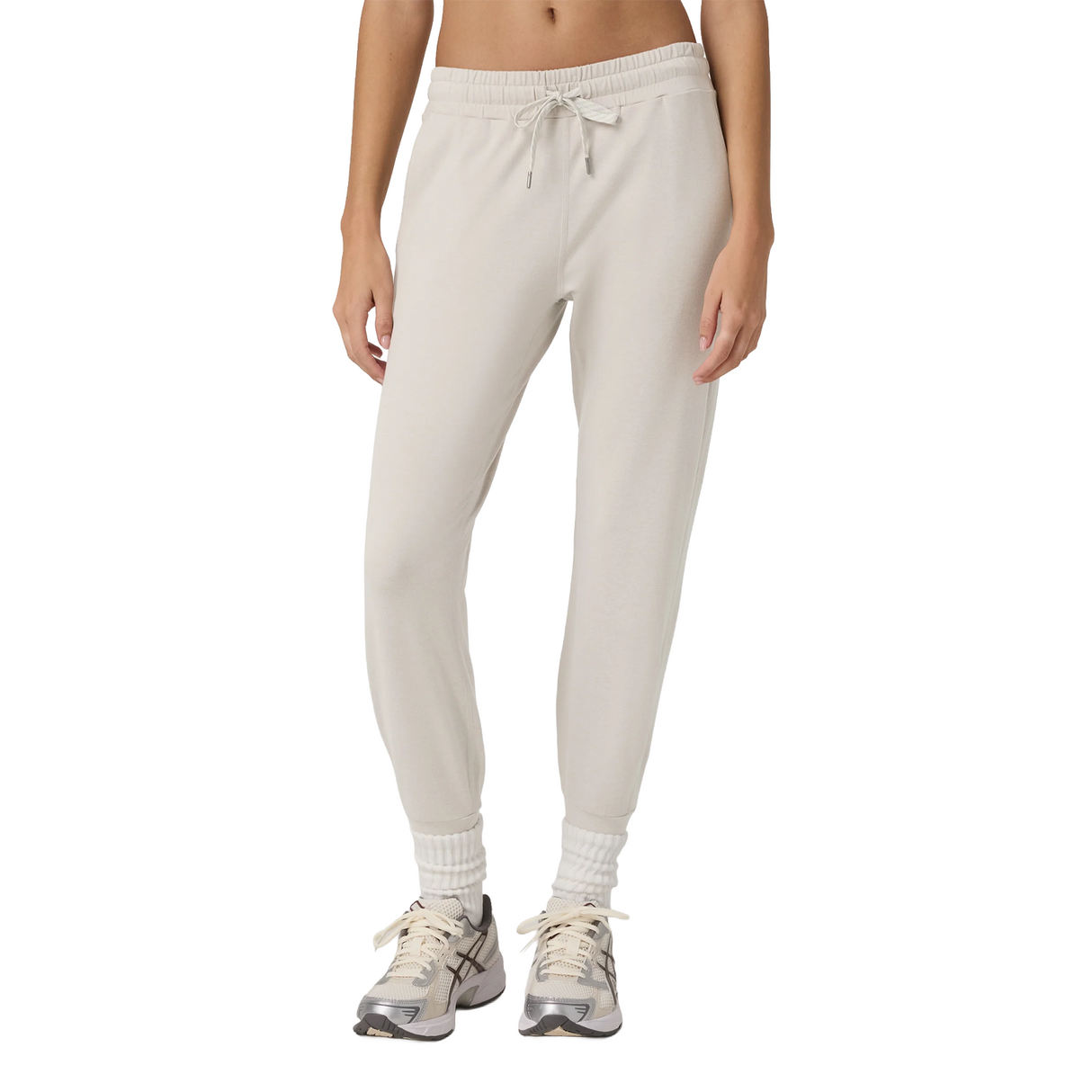 Vuori Performance Jogger (Women) - Ecru Heather