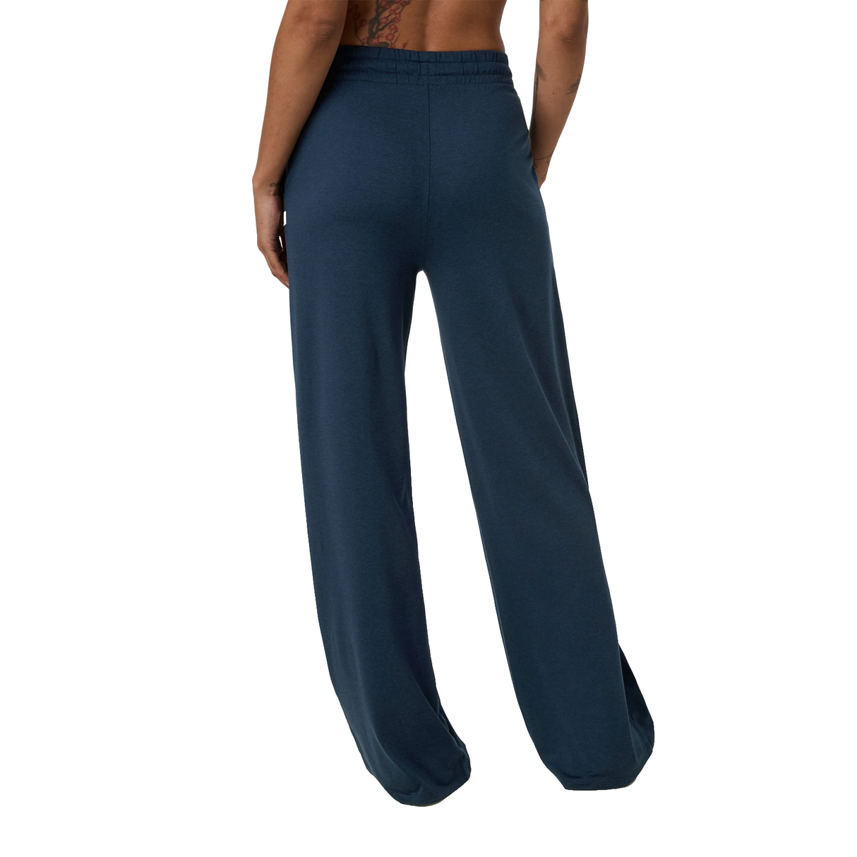 Vuori Halo Essential Wideleg Pant (Women) - Blue Coast Heather