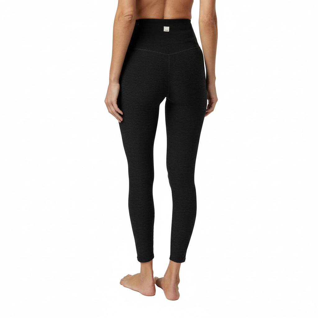 Vuori Clean Elevation Legging (Women) - Black Heather Apparel - Bottom - Pant - The Heel Shoe Fitters