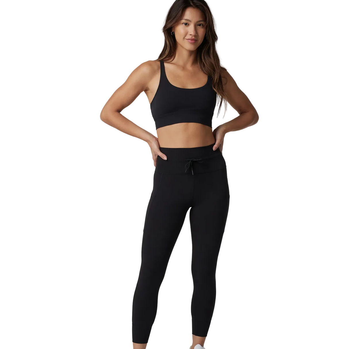 Vuori Daily Pocket Legging (Women) - Black Apparel - Bottom - Pant - The Heel Shoe Fitters
