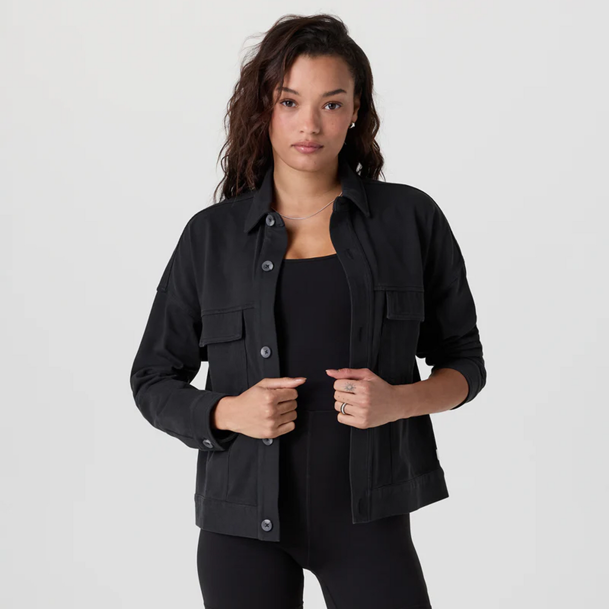 Vuori Mackenzie Jacket (Women) - Washed Black Apparel - Jacket - Lightweight - The Heel Shoe Fitters