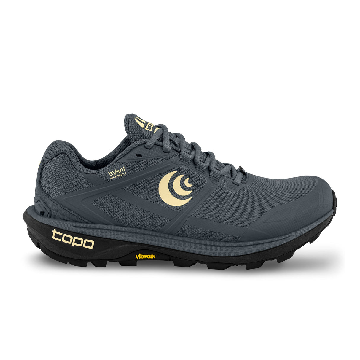 Topo Terraventure 4 Waterproof Running Shoe (Women) - Grey/Butter Athletic - Running - Trail - The Heel Shoe Fitters