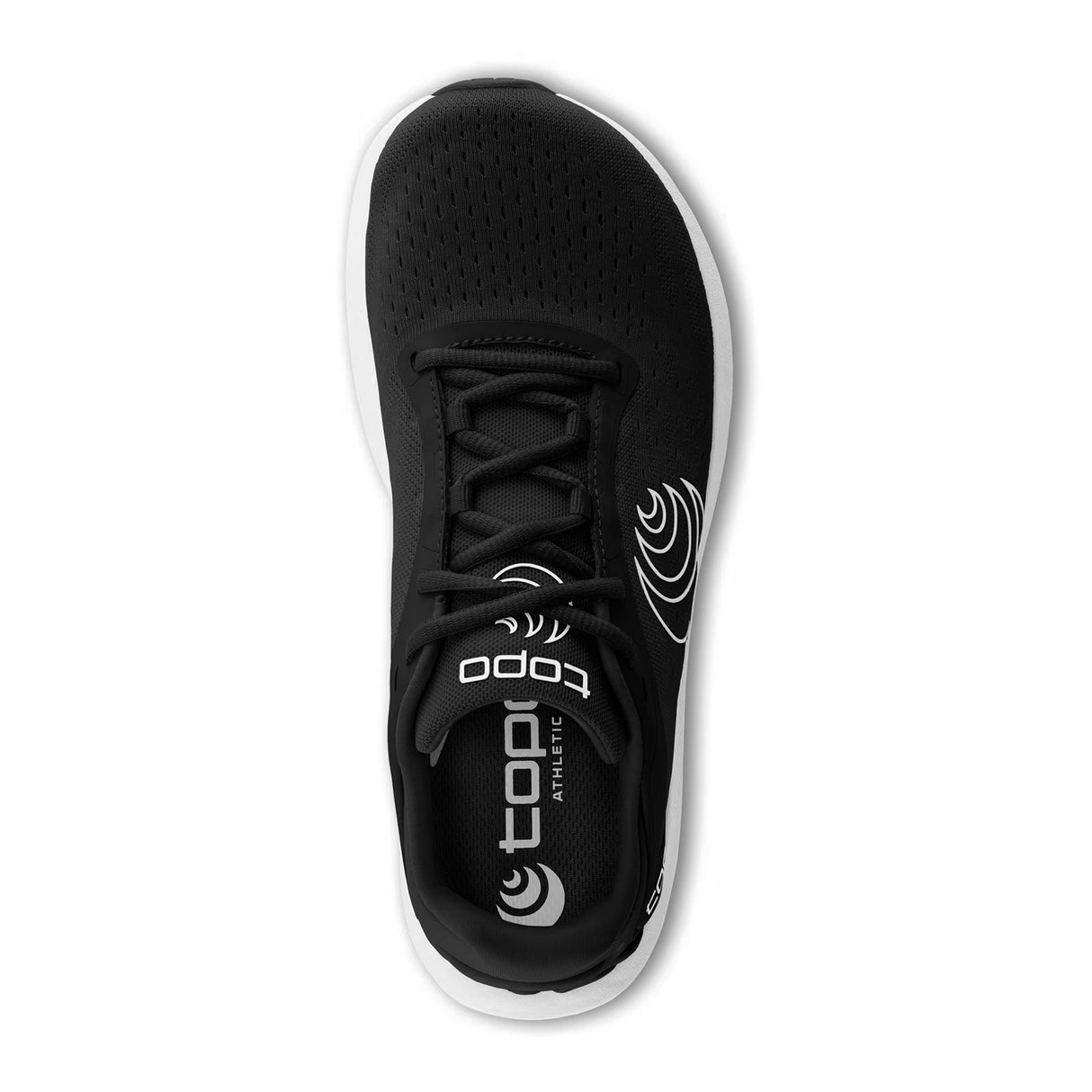 Topo ST-6 Running Shoe (Women) - Black/White Athletic - Running - Neutral - The Heel Shoe Fitters