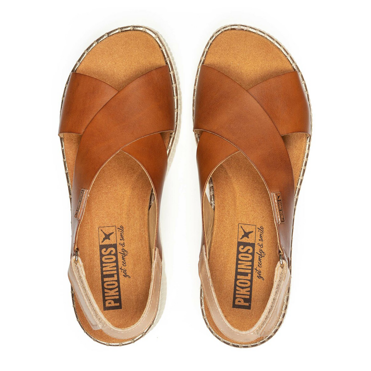 Pikolinos Gomera W0K-0606C1 Wedge Sandal (Women) - Brandy Sandal - Heel/Wedge - The Heel Shoe Fitters