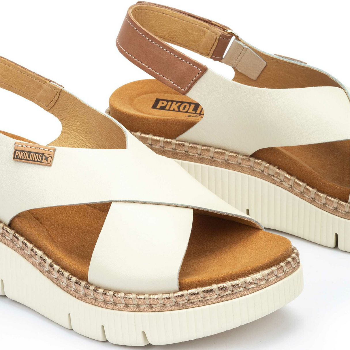 Pikolinos Gomera W0K-0606C1 Wedge Sandal (Women) - Nata Sandal - Heel/Wedge - The Heel Shoe Fitters