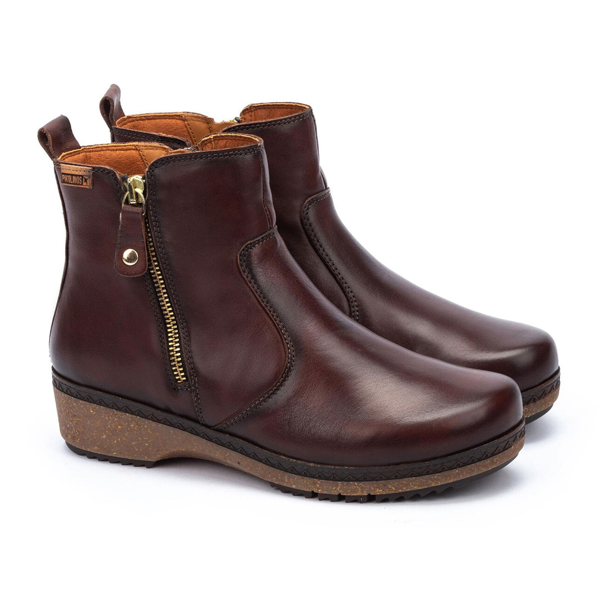 Pikolinos Granada W0W-8988 Ankle Boot (Women) - Caoba Boots - Casual - Mid - The Heel Shoe Fitters