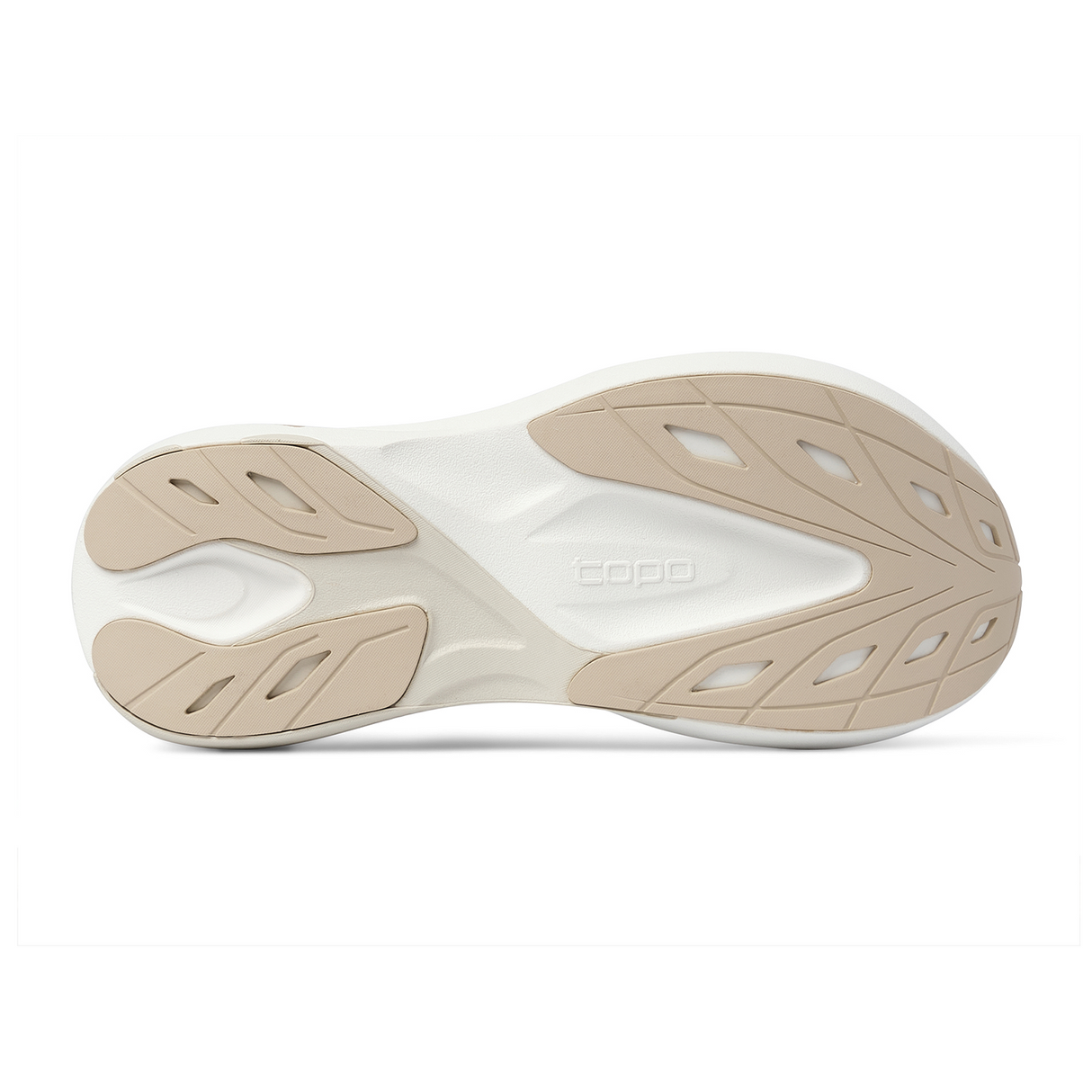Topo Aura 2 Running Shoe (Women) - Tan/White
