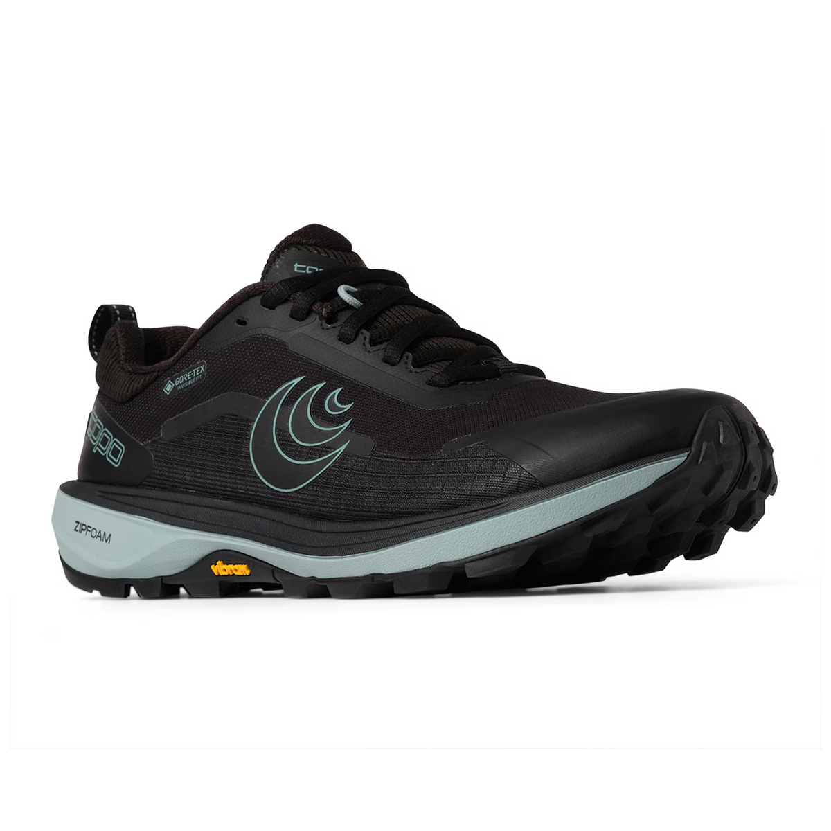 Topo Terraventure 5 GTX Waterproof Running Shoe (Women) - Black/Mint Athletic - Running - Trail - The Heel Shoe Fitters