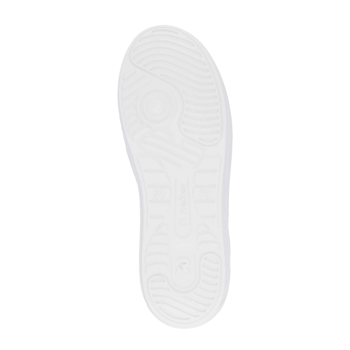 Rieker W1201 Adelia Sneaker (Women) - Weiss/Schwarz Athletic - Casual - Lace Up - The Heel Shoe Fitters