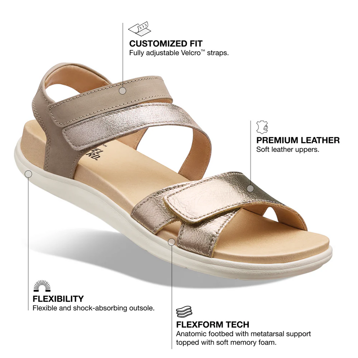 Samuel Hubbard Capri Backstrap Sandal (Women) Sandal - Backstrap - The Heel Shoe Fitters