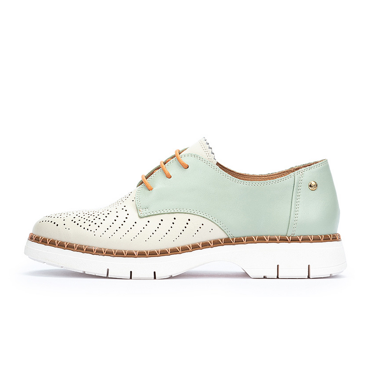 Pikolinos Henares W1A-4816C1 Oxford (Women) - Nata Leather Dress-Casual - Oxford - The Heel Shoe Fitters