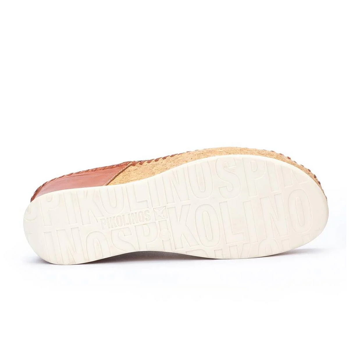 Pikolinos Marina W1C-0745 Wedge Sandal (Women) - Brick Leather Sandal - Heel/Wedge - The Heel Shoe Fitters