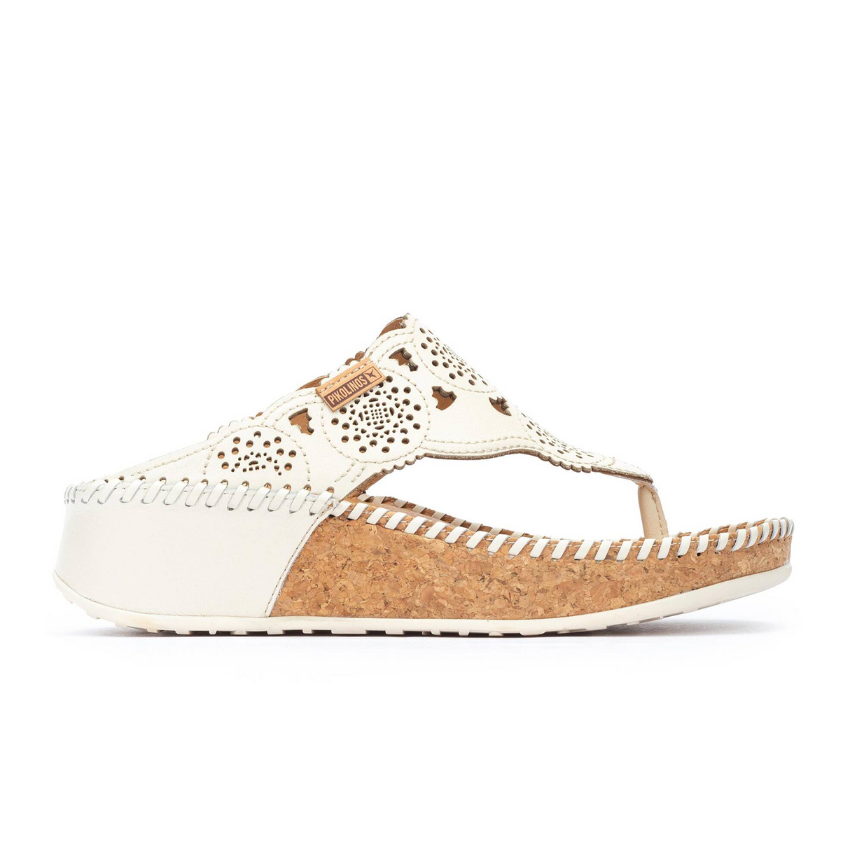 Pikolinos Marina W1C-0745 Wedge Sandal (Women) - Nata Leather Sandal - Heel/Wedge - The Heel Shoe Fitters