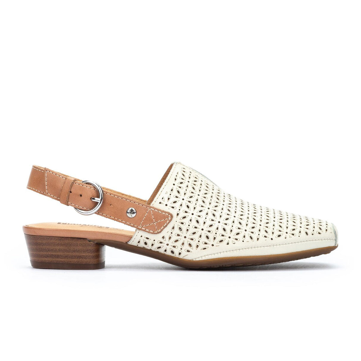 Pikolinos Alameda W1N-5955C1 Heeled Sandal (Women) - Nata Dress-Casual - Clogs & Mules - The Heel Shoe Fitters