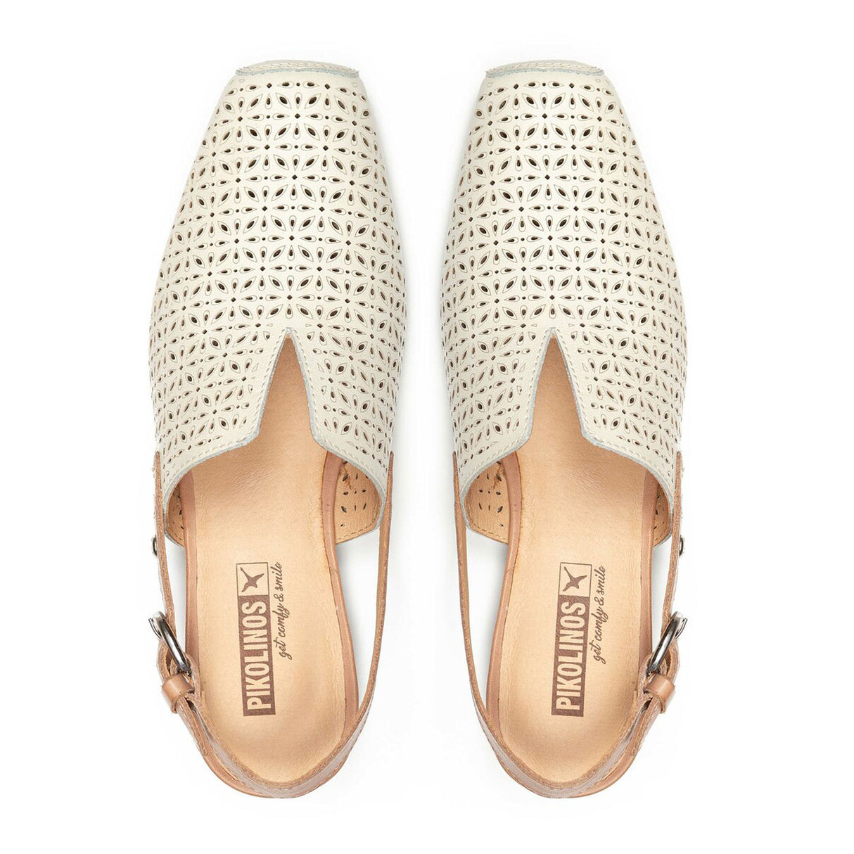 Pikolinos Alameda W1N-5955C1 Heeled Sandal (Women) - Nata Dress-Casual - Clogs & Mules - The Heel Shoe Fitters