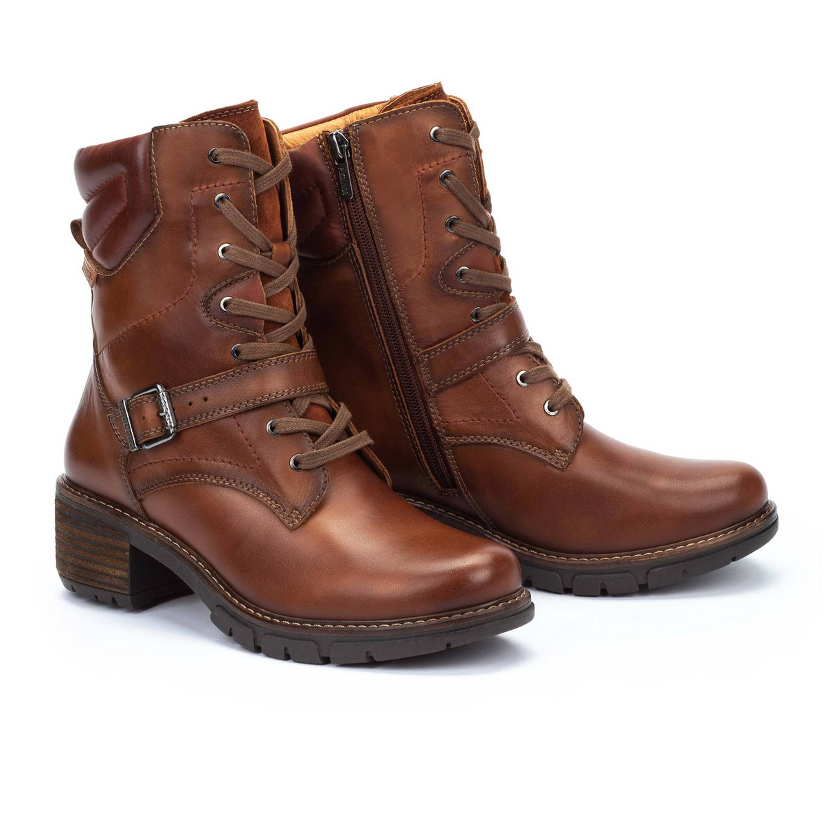 Pikolinos San Sebastian W1T-8675C1 Heeled Mid Boot (Women) - Cuero Boots - Casual - Mid - The Heel Shoe Fitters