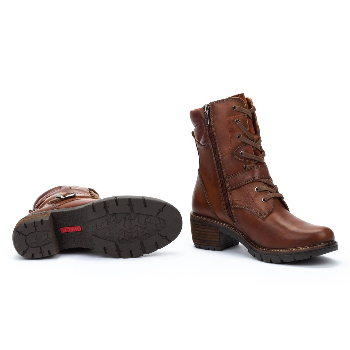 Pikolinos San Sebastian W1T-8675C1 Heeled Mid Boot (Women) - Cuero Boots - Casual - Mid - The Heel Shoe Fitters