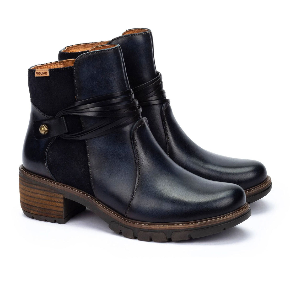 Pikolinos San Sebastian W1T-8906C2 Ankle Boot (Women) - Blue Boots - Casual - Mid - The Heel Shoe Fitters