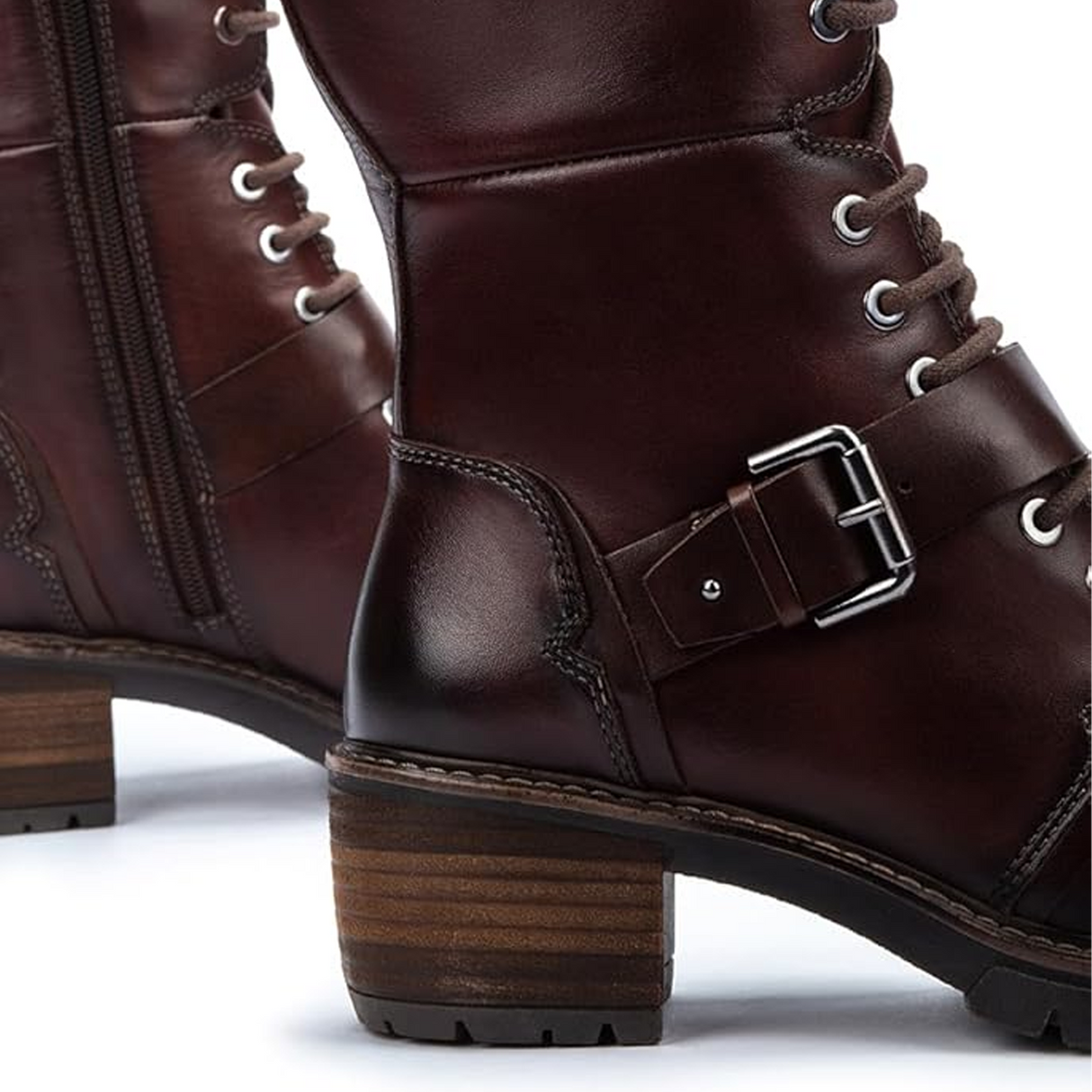 Pikolinos San Sebastia W1T-9624 Tall Boot (Women) - Caoba Leather Boots - Fashion - High - The Heel Shoe Fitters