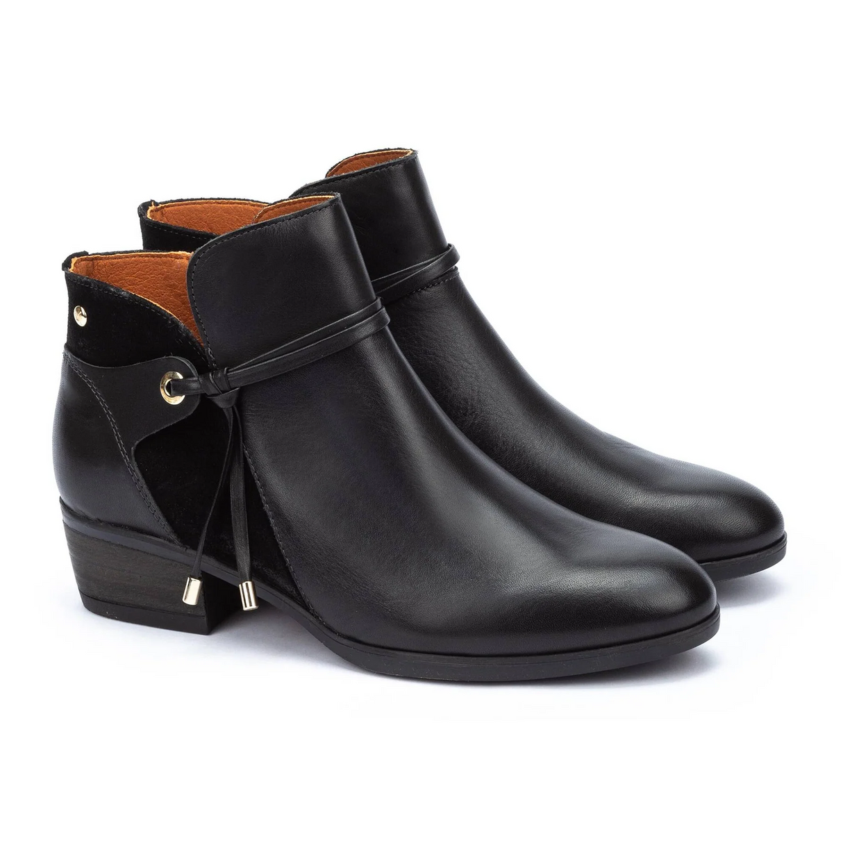 Pikolinos Daroca W1U-8505 Ankle Boot (Women) - Black Leather