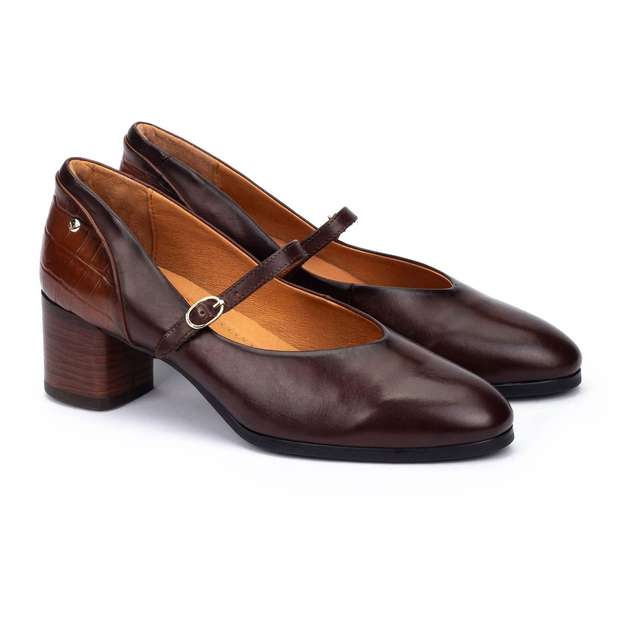 Pikolinos Calafat W1Z-5656C1 Heel (Women) - Caoba Dress-Casual - Heels - The Heel Shoe Fitters