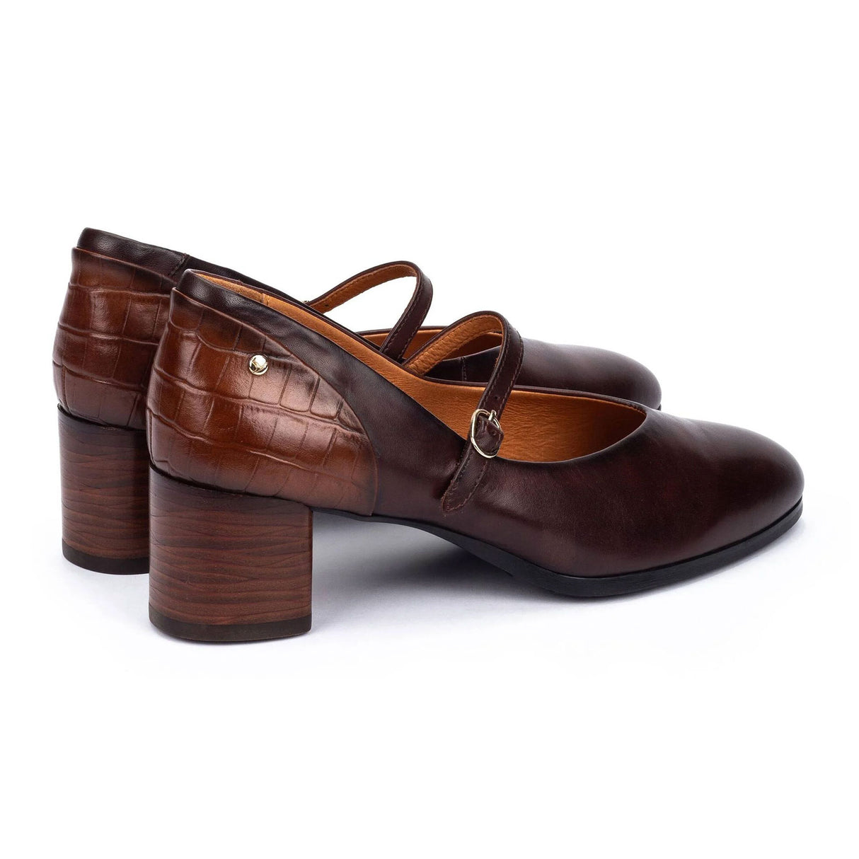 Pikolinos Calafat W1Z-5656C1 Heel (Women) - Caoba Dress-Casual - Heels - The Heel Shoe Fitters
