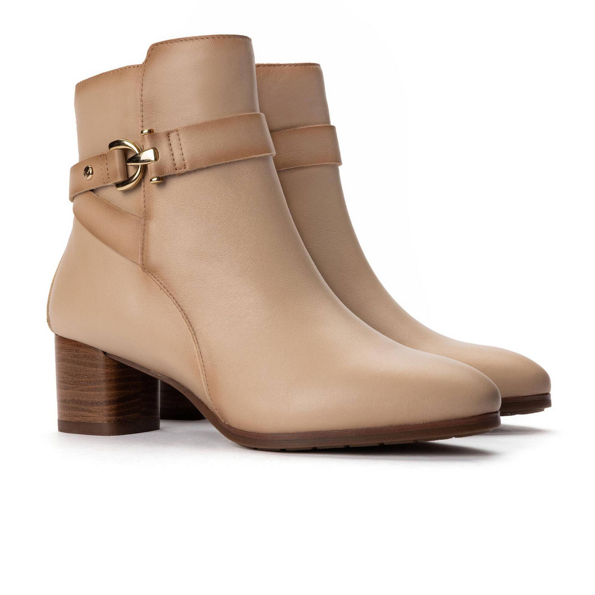 Pikolinos Calafat W1Z-8914 Heeled Boot (Women) - Stone Boots - Casual - Low - The Heel Shoe Fitters