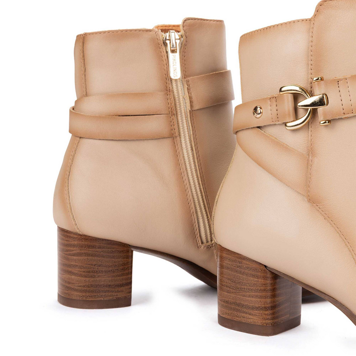 Pikolinos Calafat W1Z-8914 Heeled Boot (Women) - Stone Boots - Casual - Low - The Heel Shoe Fitters